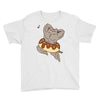 Pusheen the Cat Muscular with Donut Youth Tee