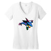 san jose street sharks Women's V-Neck T-Shirt