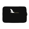unicorn scooting on the floor Laptop sleeve