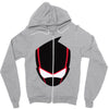 ninja mask on Zipper Hoodie