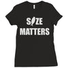 size matters Ladies Fitted T-Shirt