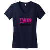 It's A Twin Thing Women's V-Neck T-Shirt