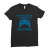 my favorite exercise is video games Ladies Fitted T-Shirt