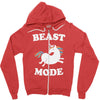 beast mode Zipper Hoodie