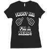 trust me i'm a nerd Ladies Fitted T-Shirt