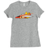 top bun Ladies Fitted T-Shirt