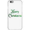 merry christmas green glitter iPhone 6/6s Case