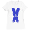jake paul x blue Ladies Fitted T-Shirt