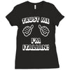 trust me i'm italian Ladies Fitted T-Shirt