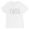 real men make twins V-Neck Tee