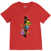 Pride Floral LGBT Colors V-Neck Tee