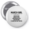 March Girl Hated By Many Pin-back button