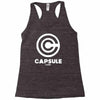 capsule corps dbz dragon ball manga anime Racerback Tank