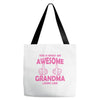Awesome Grandma Looks Like Tote Bags