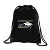 kindergarten 2017 nailed it graduation Drawstring Bags