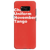 charlie uniform november tango Samsung Galaxy S8
