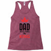 dad you are the king Racerback Tank