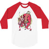 krampus (blood red) 3/4 Sleeve Shirt