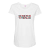 scratch Maternity Scoop Neck T-shirt