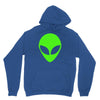 uomo alieno ufo stampa verde fluo divertente mitiche Unisex Hoodie