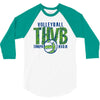 volleyball thvb tampa high 3/4 Sleeve Shirt