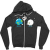 oil spill Zipper Hoodie