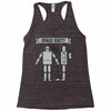 onward robots! &ndash; by chris ware Racerback Tank