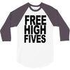 free high fives t shirt x large funny humor geek awesome highfive cool 3/4 Sleeve Shirt