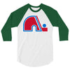 quebec nordiques 3/4 Sleeve Shirt