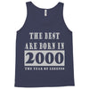 legends are born in 2000 hoodie 6 Tank Top