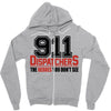 911 dispatcher heroes black logo Zipper Hoodie