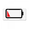 Dead Battery License Plate