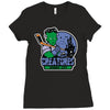 spooky city creatures   hockey team Ladies Fitted T-Shirt