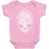 skull cty colors withe Baby Onesie