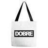 Dobre Black/White Tote Bags