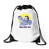 dead bat dad Drawstring Bags