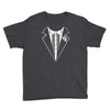 tuxedo wedding marriage prom holiday fancy dress cool geek nerd Youth Tee