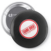 game over Pin-back button