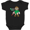 breaking bricks Baby Bodysuit