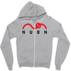 nuon game system talk Zipper Hoodie