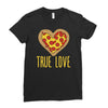 true love heart Ladies Fitted T-Shirt