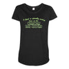 werewolf barmitzvah Maternity Scoop Neck T-shirt
