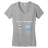 select your monday Women's V-Neck T-Shirt
