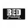 red friday License Plate