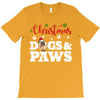christmas dogs and paws T-Shirt