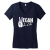 vegan Women's V-Neck T-Shirt
