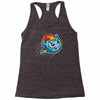 rainbow soccer Racerback Tank