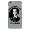 on wednesdays we wear black iPhone 6 Plus/6s Plus Case
