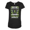 Never Underestimate The Strength Of A Lymphoma Cancer Warrior Maternity Scoop Neck T-shirt