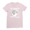 my pointer rides shotgun Ladies Fitted T-Shirt